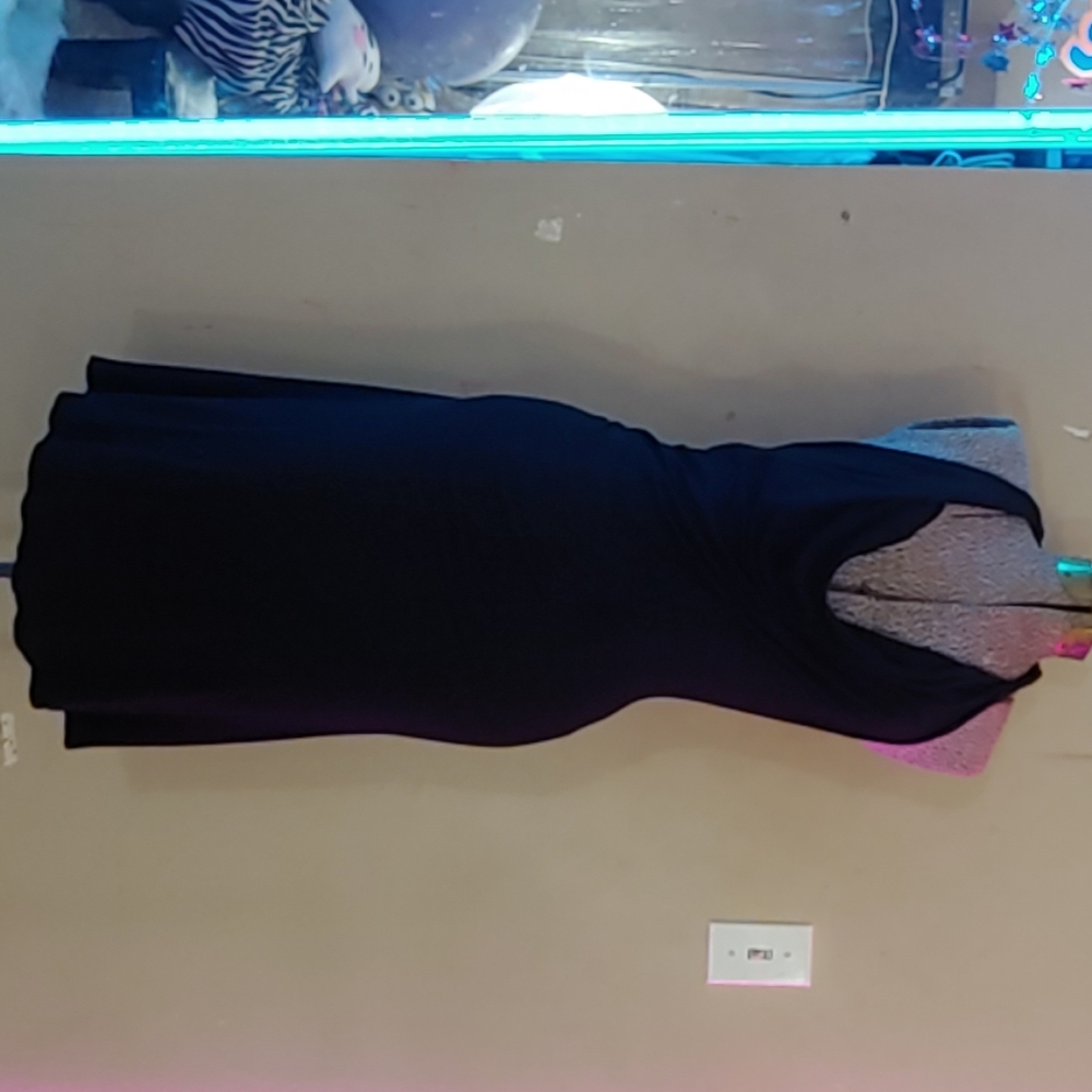 Black cotton Rope Dress